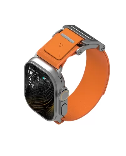 Тонкий ремешок Aulumu A11 для Apple Watch, оранжевый