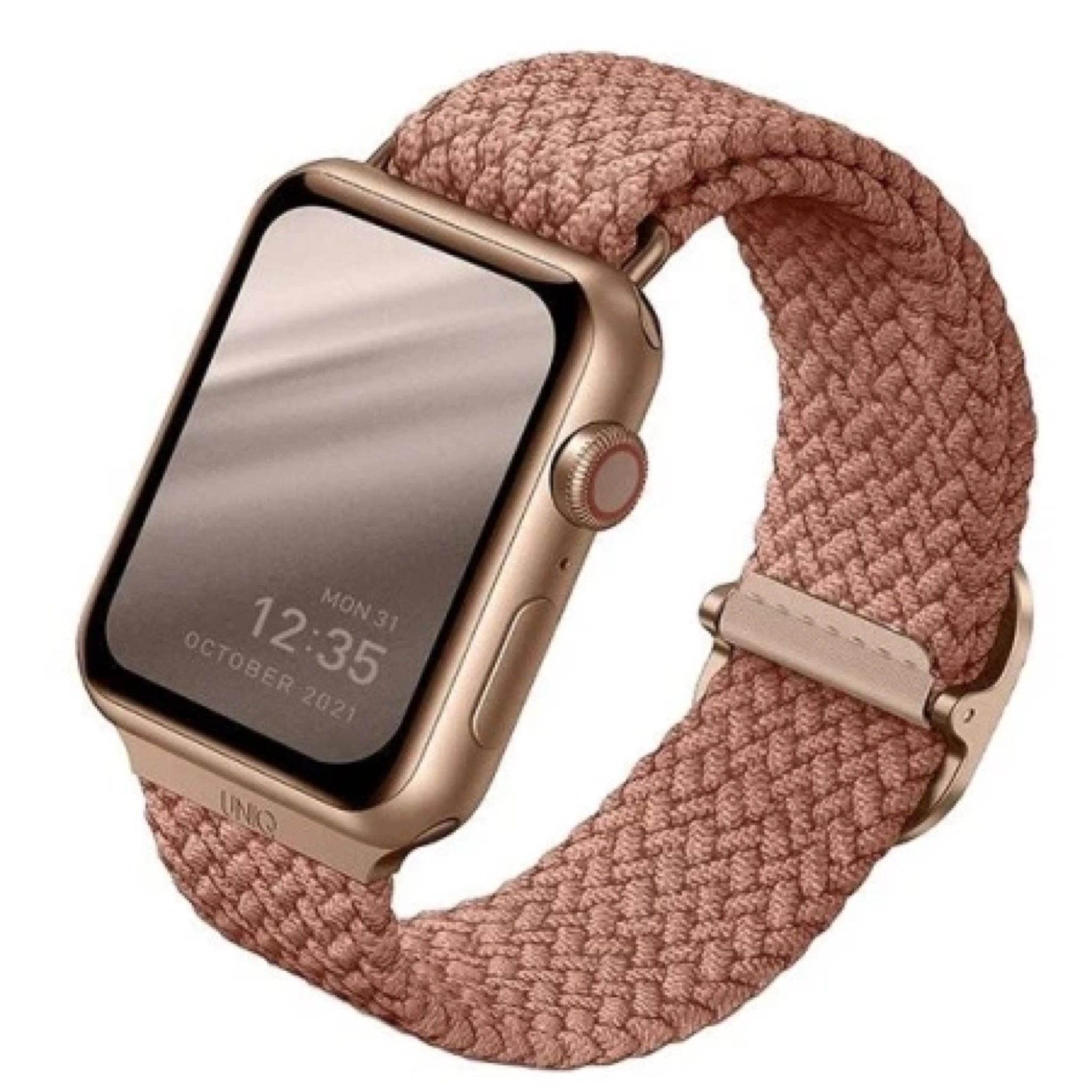 Ремешок Uniq ASPEN для Apple Watch 49/45/44/42mm, розовый